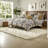 Luxurious 8-piece Gold Bedding Set, Oversized Jacquard Comforter With Decorative Pillows