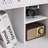 Tall Nightstand With Charging Station And LED Lighting, 2 Drawers-1366355710