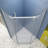 1/4" Tempered Glass Pivot Shower Enclosure - Matte White 34.75 In. X 72 -angle Easy To Install Smooth Mechanism Function Leakage Design