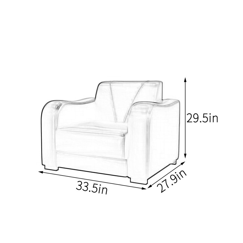 Fauteuil d'appoint moderne simple Business