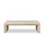 Brad Coffee Table-Faux Travertine