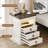 3-drawer Nightstand With Hidden Storage-337825492