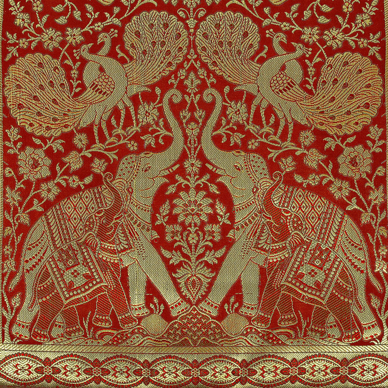 Tapis réversible New England Braid, Rouge
