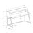 Contemporary Grey Laminate Computer Desk With Storage Shelves And Sturdy Black Metal Base For Home Office-1821759556
