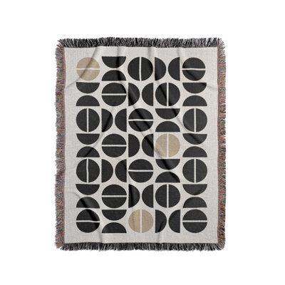 Barro Abstract Cotton Blend Blanket Throw