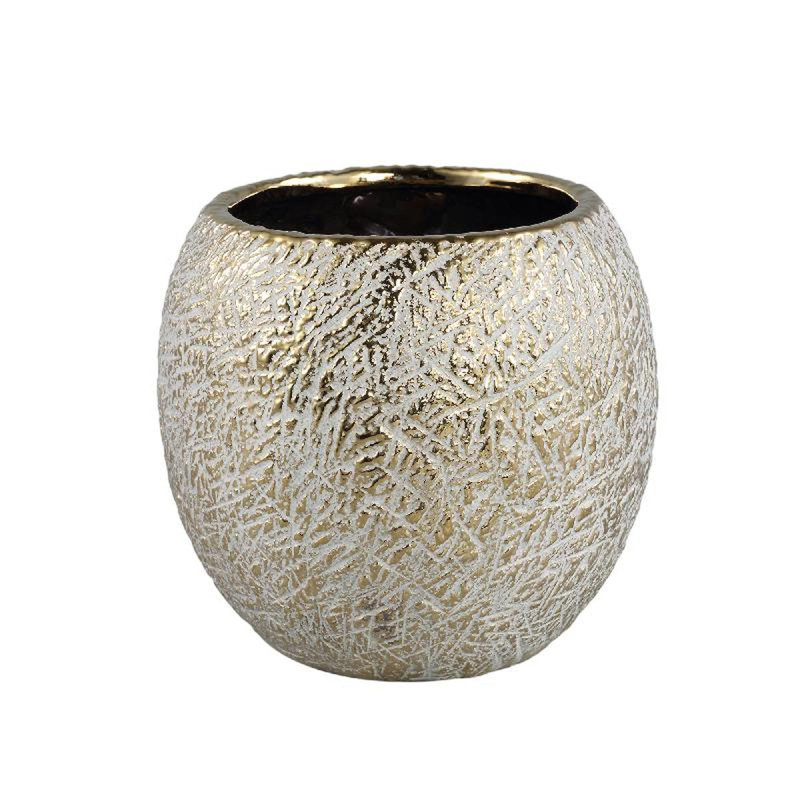 Sunia Ceramic Pot Planter, 18cm H x 20cm W x 20cm D