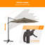 Parasol en porte-à-faux 132 po Rocelyn-745287772