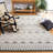 Serna Natura Hand Woven Wool Geometric Rug-1552494827