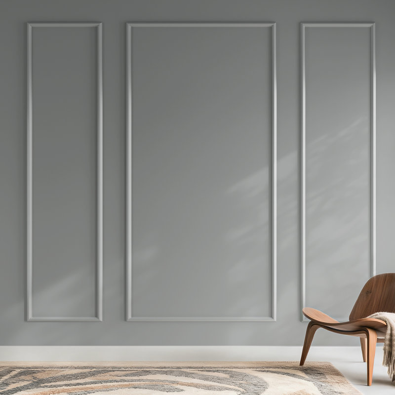 Wall Molding Kit - Pre-Cut 3-Frame PS Wainscoting Wall Paneling Trim Kit t for Accent Walls 