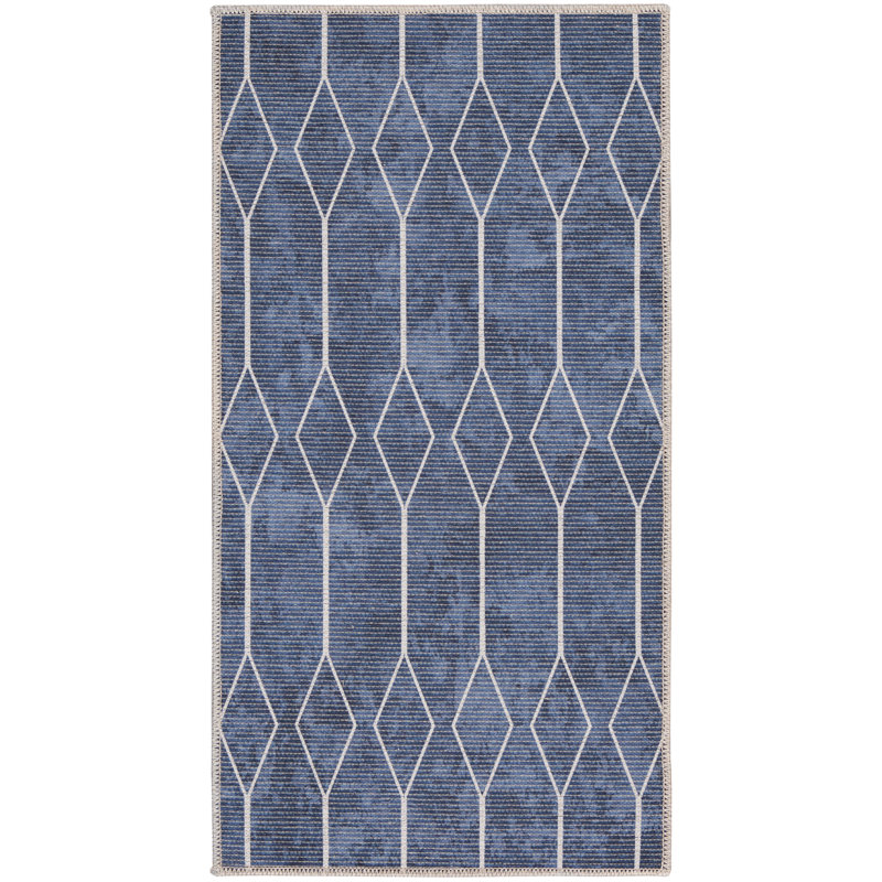Tapis bleu marine Pymble, Rectangle 2 pi x 3 pi 9 po