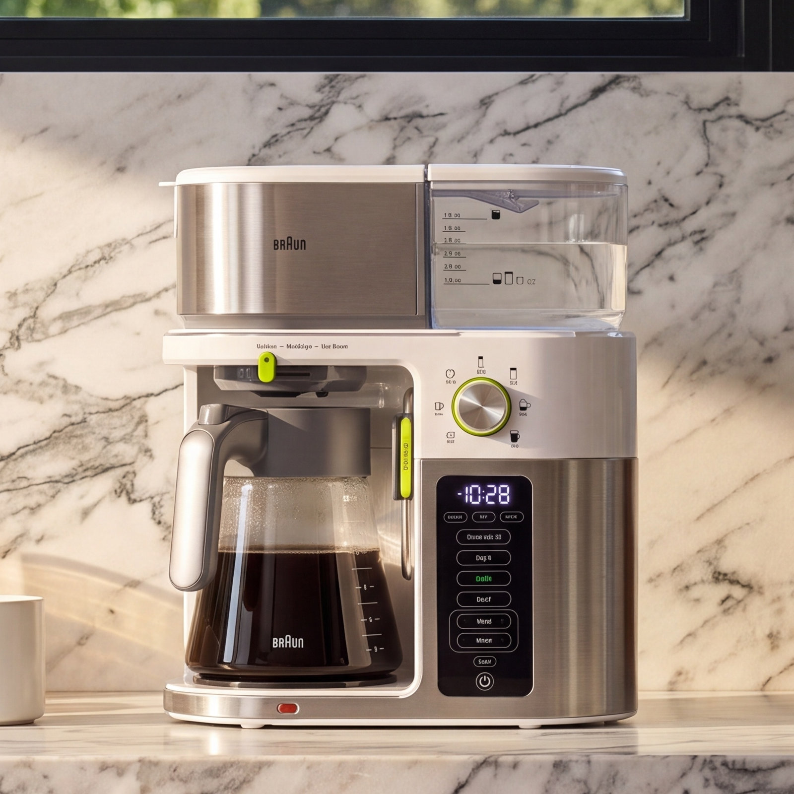 Braun MultiServe 10-Cup Coffee Maker, White