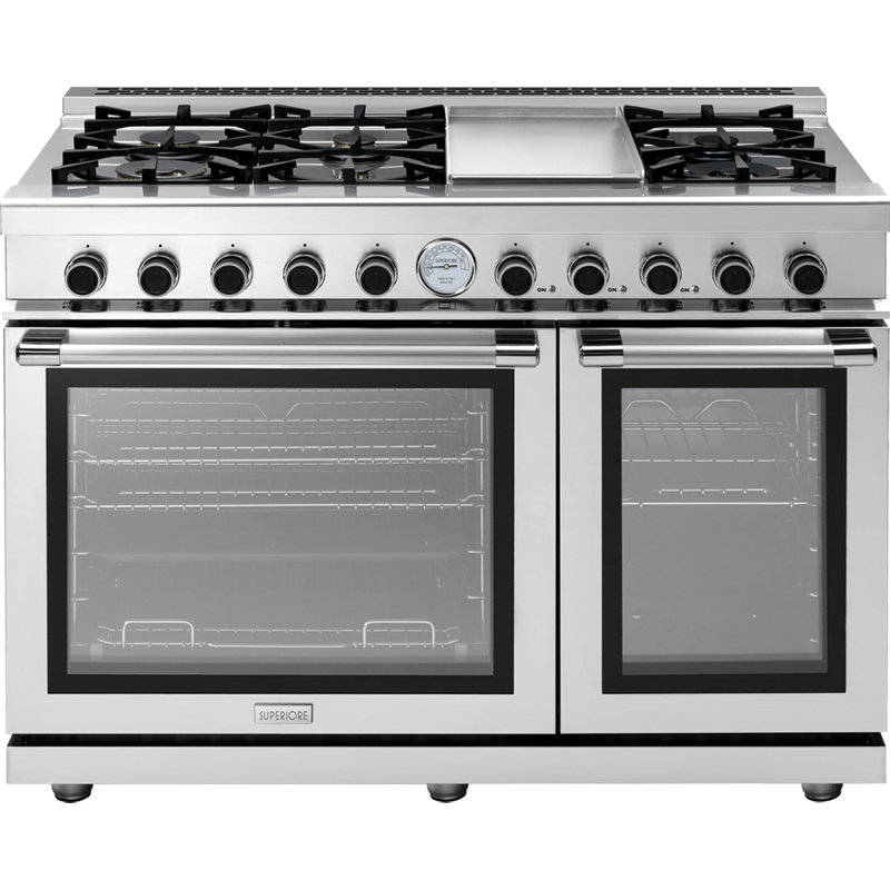 Prochaine 48 po 8,7 pi. cu. Cuisinière  autoportante avec plaque chauffante