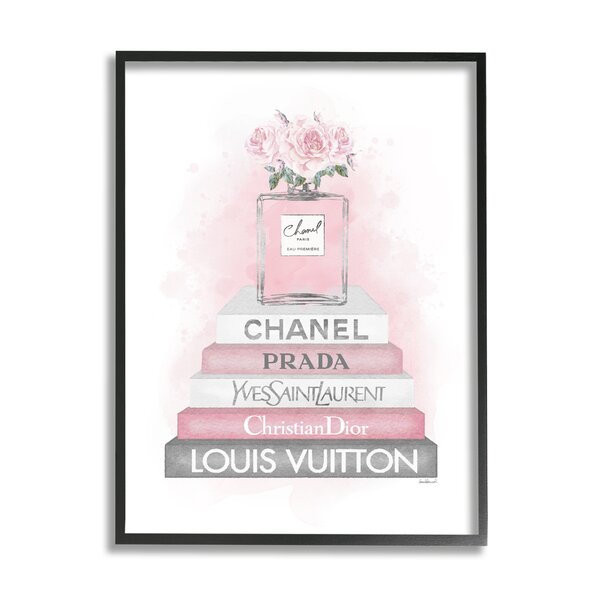 Chanel Perfume Bottle Wall Art Framed