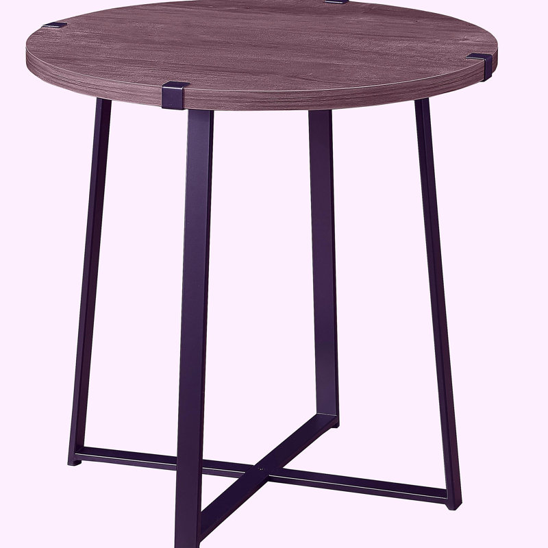 Table d'appoint en bois d'ingénierie Hayes