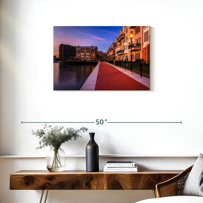 Lilie Paved Canton Waterfront, 20" H x 30" W