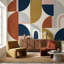 Papier peint géométrique abstrait moderne, décoration murale amovible-1831535961-1831535965
