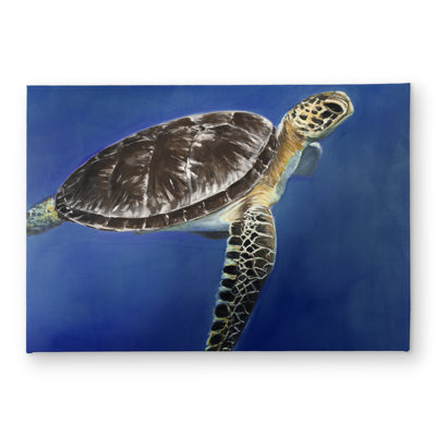 Turtle in the Ocean Door Mat - Brown Marine Indoor/Outdoor Decor