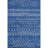 Maslah Geometric Moroccan Power Loom Performance Blue Rug-1205599543
