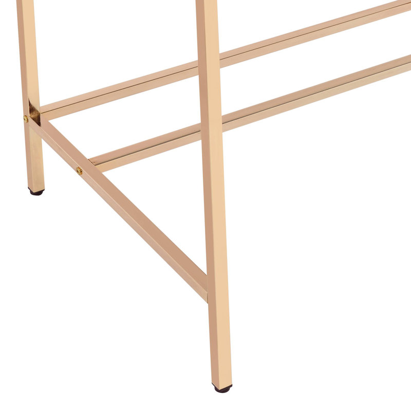 Bristyn Rectangle Writing Desk, Baby Blue, 30.5" H x 42.5" W x 20.5" D