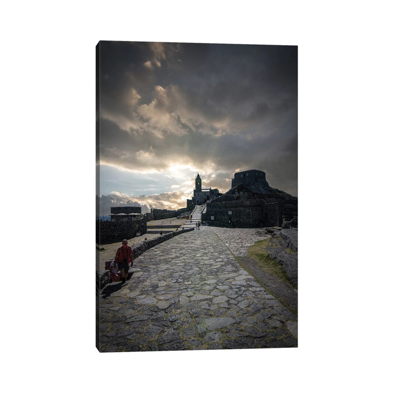 Church of St. Peter, Porto Venere I 1 Piece Wall Art on Canvas, 45.72cm H x 30.48cm W x 1.91cm D, Wrapped Canvas