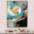 Cadre flottant doré