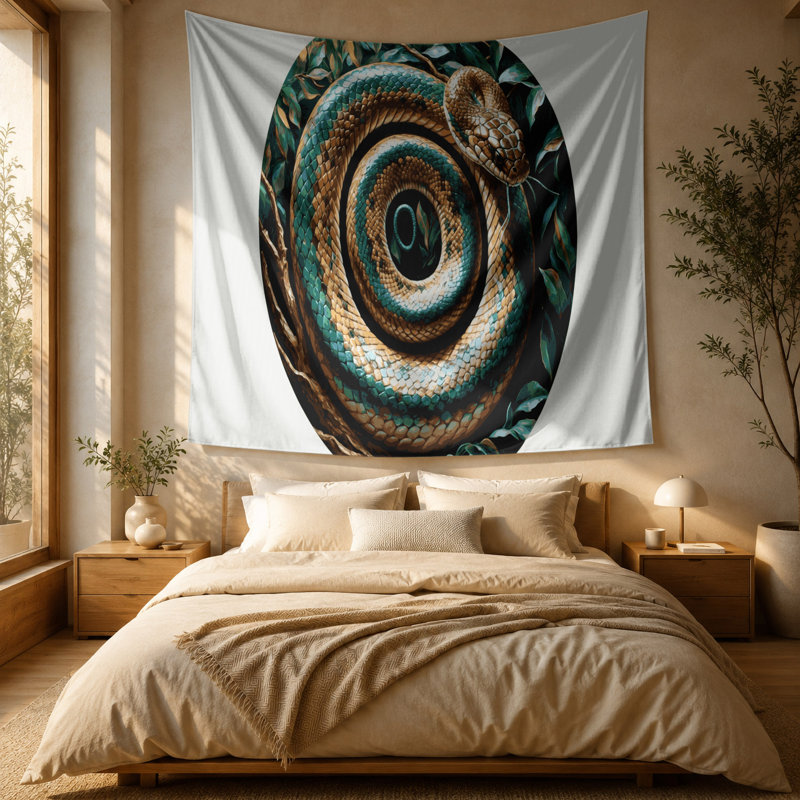 Tapisserie murale faune, 88 po x 104 po