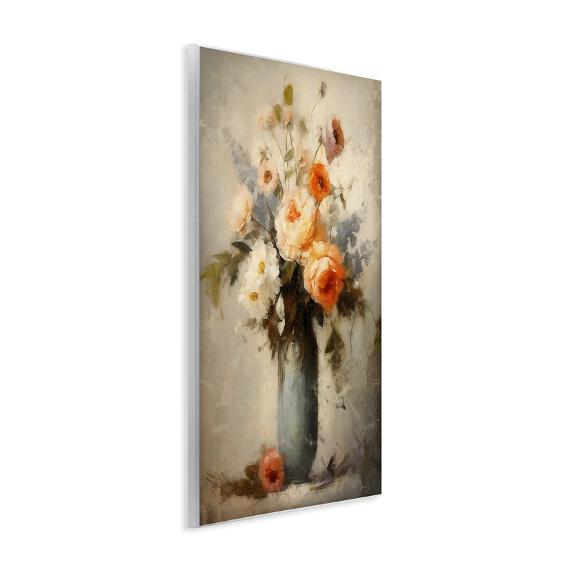 Plaque murale florale et romantique, design par LSR Creative Studio, H 15 po x l 10 po