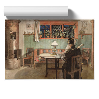 When the Children Have Gone to Bed by Carl Larsson - Frameless Print