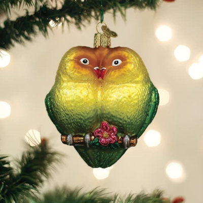 5'' Glass Hanging Figurine Ornament