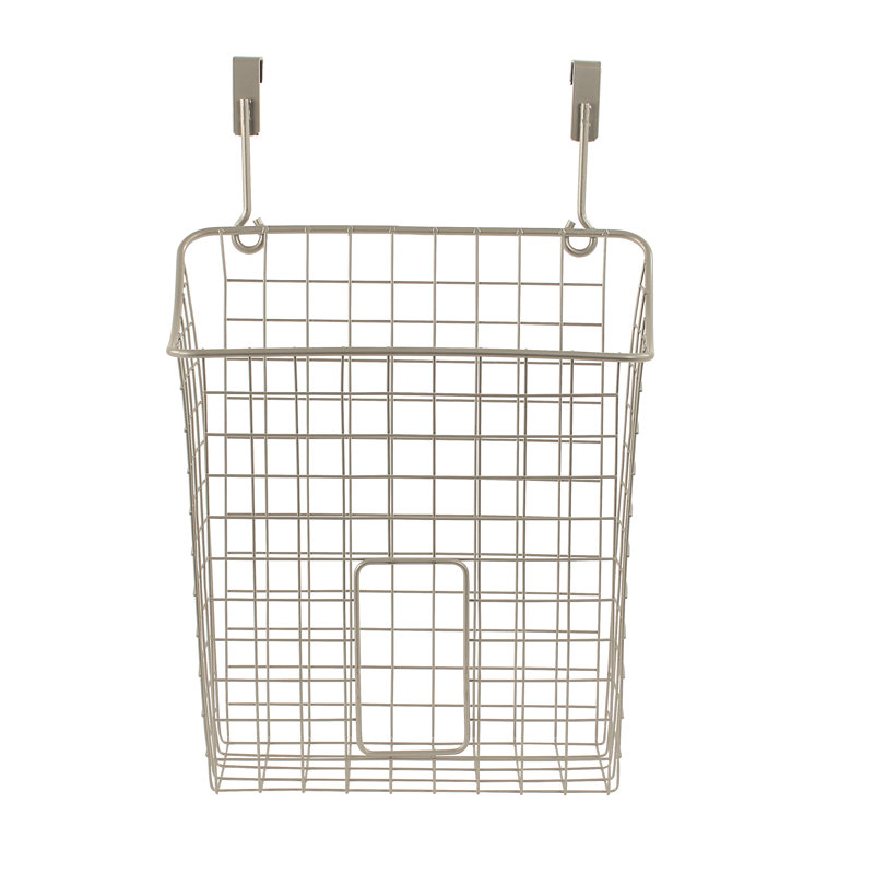 Albie Cabinet Door Organizer, Satin Nickel