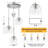 3-light Farmhouse Cluster Pendant-1608340650