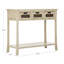 Console en bois massif de 34 po-1286573136