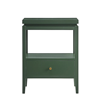Nightstand With Drawer And Open Shelf
