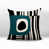 Emerald/Black/Off-White Abstract