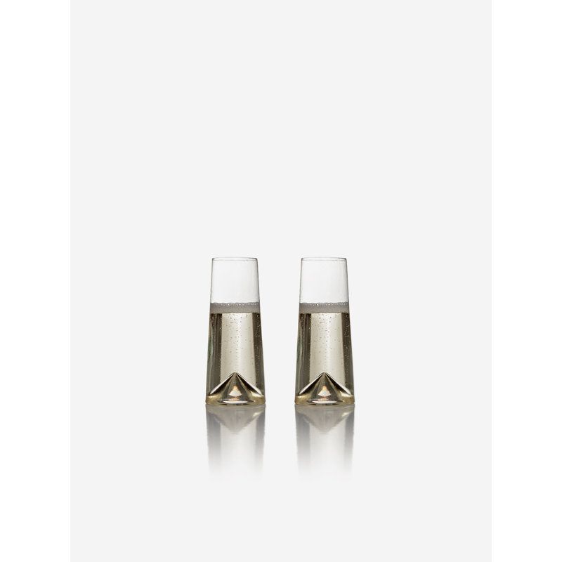 Monti 6oz. Handmade Crystal Flute Set