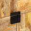 Powder Coated Iron Rectangle Accent Cabinet