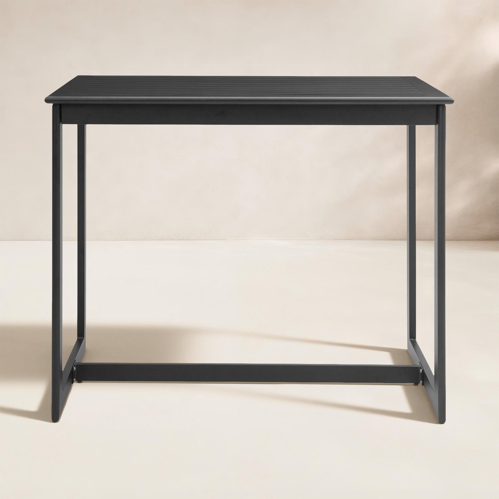 Glenna 27.8'' Metal Outdoor Bar Table