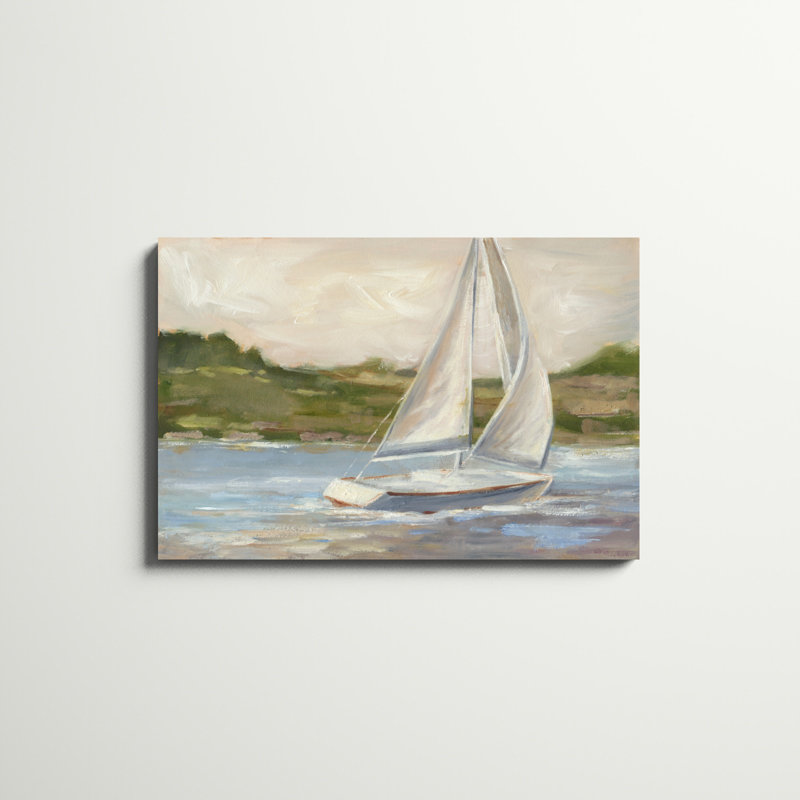 «Off the Coast II», peinture sur toile, H 24 po x l 36 po
