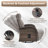 Esquer 59" Outdoor Wicker Poolside Reclining Swivel Chaise Lounge With Adjustable Recliner And Cushions-1888479810-1888479809