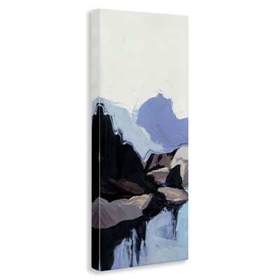 «Flowing Abstract Mountains», art mural par Julie Denise