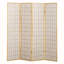Paravent / paravent 4 panneaux Oriental Shoji, naturel-130375705