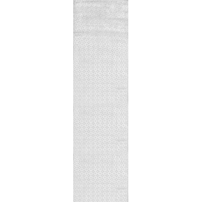 Hand-Knotted High-Quality White Area Rug