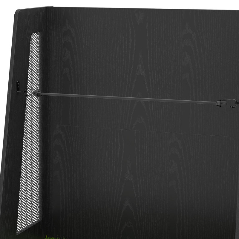 Topeka Metal Free-standing Multi-Use Sports Rack, Black