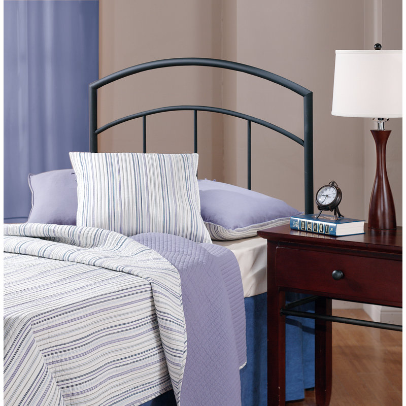Amielle Metal Spindle Headboard Only, Twin, Textured Black