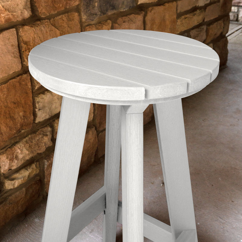 Tabouret de bar 15 po Preister, Blanc