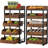 46" Tall 5-Tier Pull-Out Storage Rack with Heavy-Duty Drawers