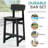 Simple and Modern HDPE Outdoor Bar Stool Adirondack Chair Set of 2-1962969911