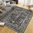 lxt-Boho Area Rug Living Room Rugs Floral Carpet Machine Washable Carpet Non Slip Rugs for Bedroom Dining Kitchen Office-984270704-984270711