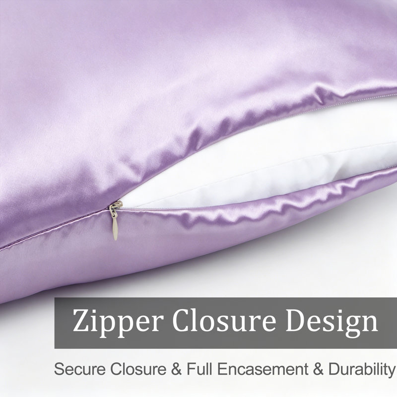 Taie d'oreiller zippée en soie de mûrier naturelle 19 mommes, housse de coussin double face en soie véritable pour les cheveux et la peau, vendue à l'unité - NTBAY