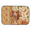 Tapis de séchage d'automne Red Dachshund Heirloom